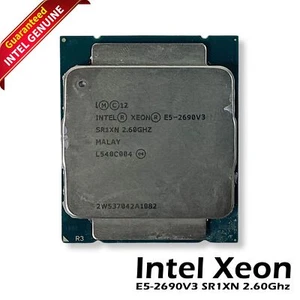 Intel Xeon E5-2690 V3 CPU 12-Cores 2.6 GHz 30MB LGA 2011-3 R3 Server SR1XN - Picture 1 of 7