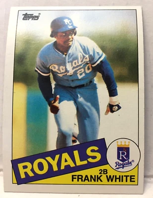 Royals Frank White #743  MLB Vintage Baseball Card Ships Free - Image 1 of 2