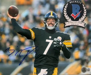 Ben Roethlisberger Pittsburgh Steelers Signed 8x10 Photo BECKETT COA FI19262 - Picture 1 of 1
