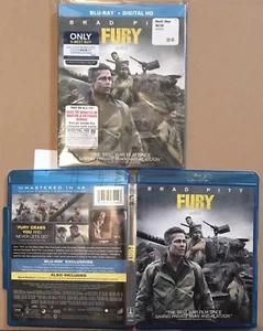 Fury US 2015 Best Buy Blu Ray With Exclusive Bonus Disc & Slipcover OOP - Bild 1 von 2