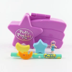 POLLY POCKET 1995 Shooting Star Eraser Case COMPLETE ** - Picture 1 of 17