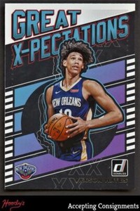 2019-20 Donruss Great X-Pectations #3 Jaxson Hayes ROOKIE RC PELICANS