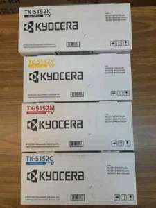 Genuine Kyocera TK-5152 Toner Set CMYK for Ecosys P6035cdn, M6035cidn and M6535 - Picture 1 of 2