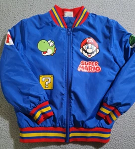 Nintendo Kid`s Youth 2023 Super Mario Brothers Bomber Jacket / Size 8 - Picture 1 of 7