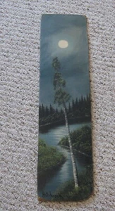 PINTURA AL ÓLEO PRIMITIVA - HITCHCOCK Precioso ABEDUL CORRIENTE ¿California o Canadá? - Imagen 1 de 6