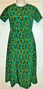 Amish Mennonite Cape Dress Christian Handmade Modest 36"Bust/32"Waist Green - Picture 1 of 4