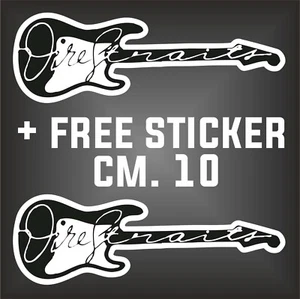 AUFKLEBER Dire Straits MUSIC decal HARD ROCK + FREE STICKER CM. 10 - Bild 1 von 1