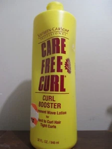 Softsheen Carson Care Free Curl Booster Permanent Wave Lotion 32 oz snap back - Picture 1 of 1