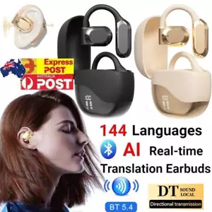 AI Translating Ear Buds 144 Languages Translation Earbuds for Travel & Business - Picture 1 of 13