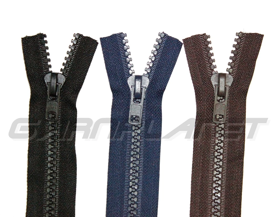 UNIVERSAL (4,99 - 8,99 €/m) Meterware Reißverschluss Krampe 8mm, für Zelt Planen Boots