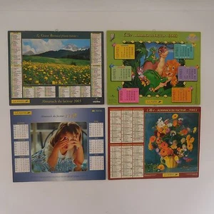4 calendriers Almanach facteur LA POSTE France 2003 Alpes-Maritimes plans cartes - Imagen 1 de 10