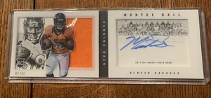 2013 Playbook Booklet Silver Signatures 131/271 Montee Ball Rookie Auto RC - Bild 1 von 2