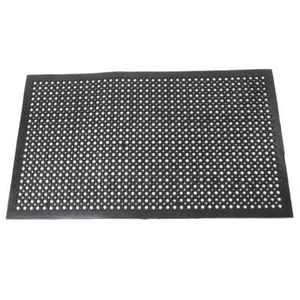 36" x 60" Heavy-Duty Black Commercial Anti-Fatigue Floor Mat Home Kitchen New - Picture 1 of 7