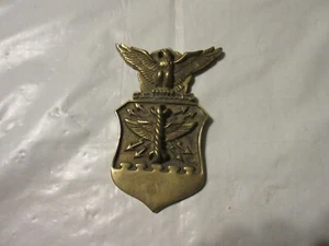 Colgante de pared con emblema de latón de la Fuerza Aérea de los Estados Unidos - Imagen 1 de 19