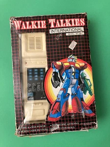 VINTAGE WALKIE-TALKIES INTERNATIONAL 80'S NEW - Picture 1 of 9