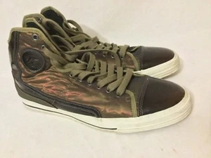 PF Flyers Metallic Nylon  Hi Top Shoes Women's 14.5 Men's 13 - Picture 1 of 10