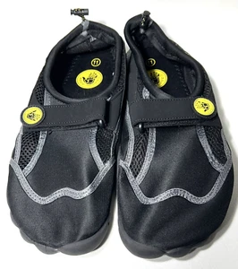 Body Glove Men's Black & Gray Slip On Water Shoes Size 11 With Adjustable Straps - Picture 1 of 12