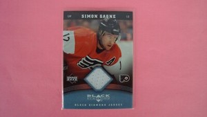 2006 07 Upper Deck Black Diamond Game Jersey Simon Gagne Philadelphia Flyers