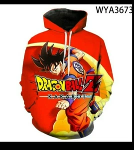 Sweat Capuche Dragon Ball Super Enfant,homme San goku,végéta black goku - Picture 1 of 10