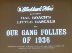Super-8 Sound OUR GANG FOLLIES OF 1936 -Little Rascals EXC COND 400 ft Blackhawk - Picture 1 of 18