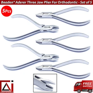 Kit de flexión y formación de ortodoncia de tres clavijas Beaden® Aderer 13 cm 5 piezas - Imagen 1 de 6