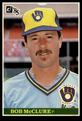 1985 Donruss #536 Bob McClure - Image 1 of 2