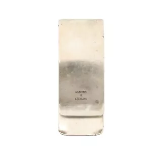 Vintage Cartier Sterling Silver 925 Solid Money Clip Blank Engraveable 1970s - Picture 1 of 10