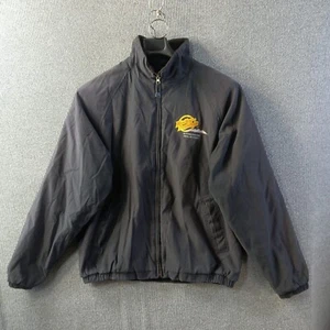 WearGuard Fleece Lined Jacket Men L Black Harley Davidson Dealer Staff Full Zip - Picture 1 of 17
