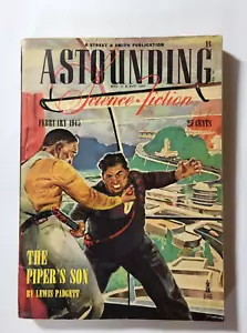 Astounding Science Fiction Magazine February 1945 The Pipers Son - Picture 1 of 7