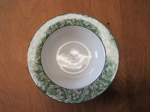 Sango PAVILLION 4856 Lg Rim Soup Pasta Salad Bowl 9" Green 1 ea 2 available - Picture 1 of 3