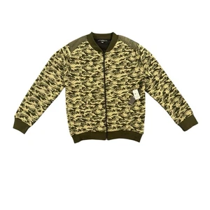 Neu mit Etikett Truth Substance Common Sense olivfarbene Tarnjacke durchgehender Reißverschluss Herrengröße Large " - Bild 1 von 8