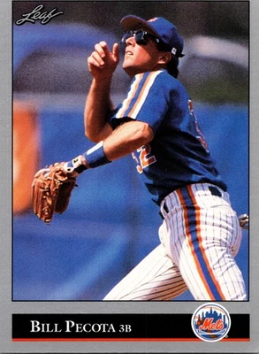 1992 Leaf #244 Bill Pecota - Image 1 of 2