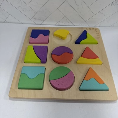 Lovevery Land & Sky Two-Part Puzzle Board from The Free Spirit Play Kit - Image 1 of 4