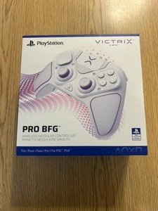 PDP Victrix Pro BFG Wireless Controller for PlayStation 5 - White -SAME DAY SHIP - Picture 1 of 3