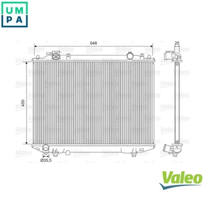 RADIATOR ENGINE COOLING 701615 FOR FORD /-TWLWL-T 2.5L 4cyl RANGER - Image 1 of 4