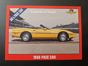 Legends of Indy 1992 Trading Card #53 1986 PACE CAR Indianapolis 500 - Picture 1 of 2