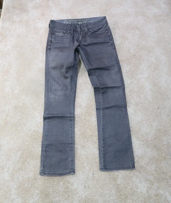 Pantalones de mezclilla elásticos gris G-Star Raw de pierna recta para mujer 28x32 Foto 1 de 4