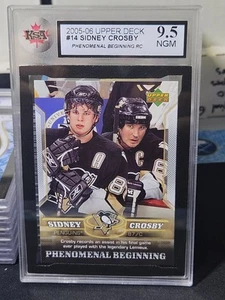 05-06 Sidney Crosby Phenomenal Beginnings # 14 🚨🚨🚨 KSA 9.5 Near Gem Mint - Picture 1 of 2