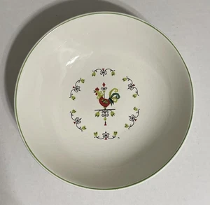 1967 Salem 9" SERVIERSCHALE Hahn "WEATHERVANE" aber gemarkt "Daybreak" - Bild 1 von 7