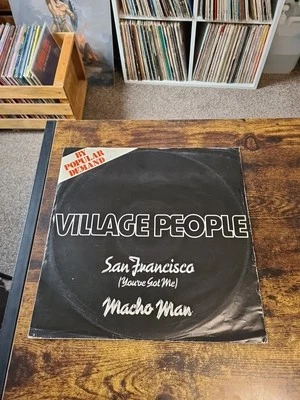 Village People - San Francisco - Macho Man - 12" 45rpm - DJM - 1978 - EX - VG+ - Foto 1 de 4