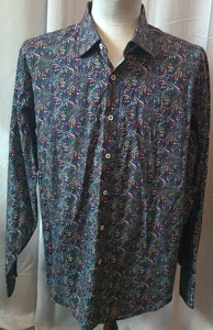 Camisa Para Hombre L/S Botón Delantero Bugatchi Uomo - L - Imagen 1 de 12