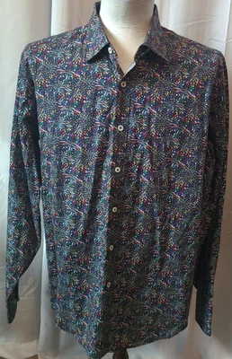 Mens L/S button front shirt Bugatchi Uomo - L - Image 1 of 4