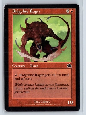 (2x) RIDGELINE RAGER – MTG Magic the Gathering Card – Prophecy – Common - Image 1 of 4