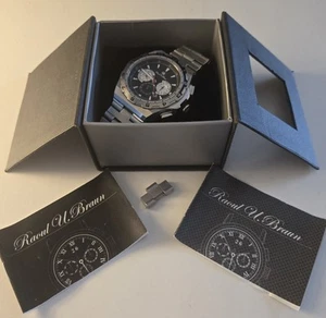 Raoul U Braun Calendar Automatic 21 J Moon phase wristwatch, RUB05-0191 - Picture 1 of 14