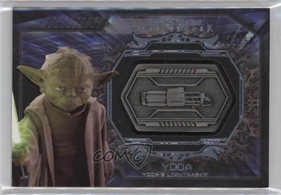 2015 Star Wars Masterwork Weapons Lineage Medallions Silver 23/50 Yoda #YOL 02ws - Image 1 of 3