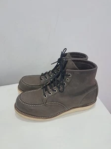 Red Wing 8890 Dark Brown Rough & Tough 6" Moc Toe Boots 8 us Men's - Picture 1 of 14