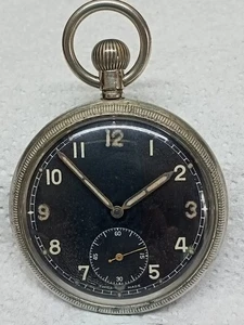 WW2 British Military revue thommen Caliber 30 Swiss 15 Jewel serviced VeryGWO. - Picture 1 of 14