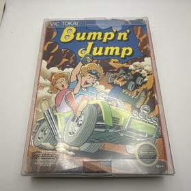 1988 NINTENDO NES VIC TOKAI BUMP 'N' JUMP CIB W/ BOX CART MANUAL TESTED WORKS