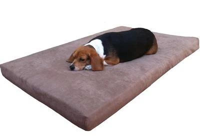 45"X27"X3" LARGE 100% MEMORY FOAM Pad Pet Dog Bed + Waterproof Case Suede cover - Image 1 of 4