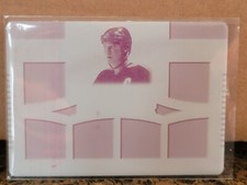2020-21 Leaf In The Game Used Printing Plate Magenta 1/1 Mario Lemieux ITGUG-18